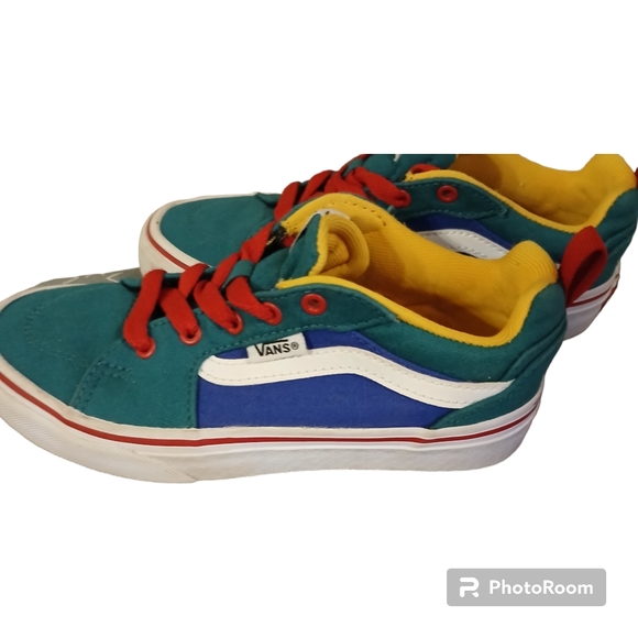 VANS Kids Filmore Trainer In Primary Colors Size 1.0 - Picture 2 of 9